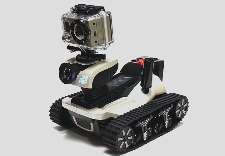 新型ビデオカメラ車載RCタンク＋GoPRO HERO