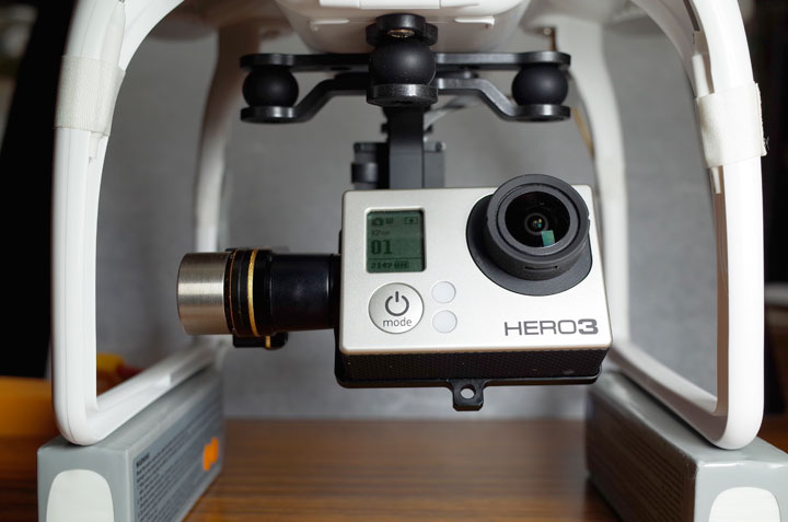 DJI Phantom+Gimbal+GoPro3