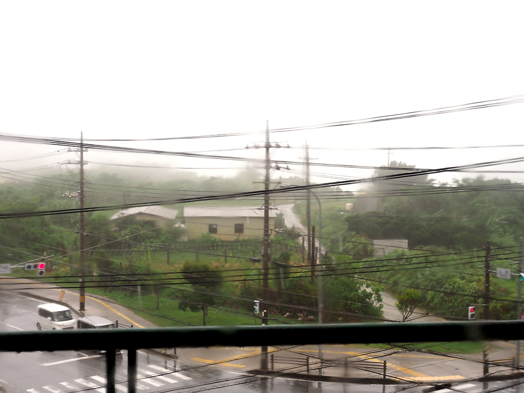 台風6号襲来