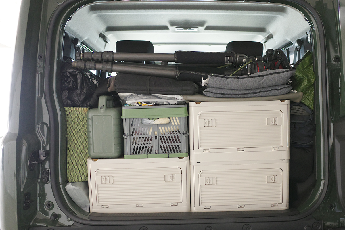 収納ラック取り付け前