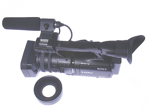 小型ハイビジョンカメラSONY HVR-V1J