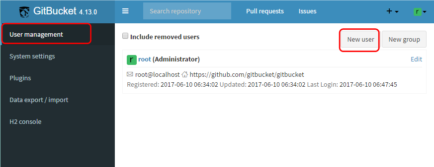 User management