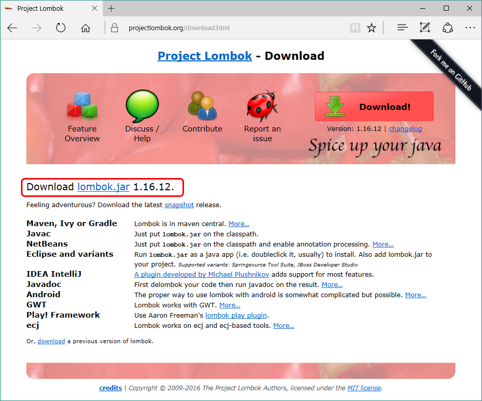 Project Lombok - Download